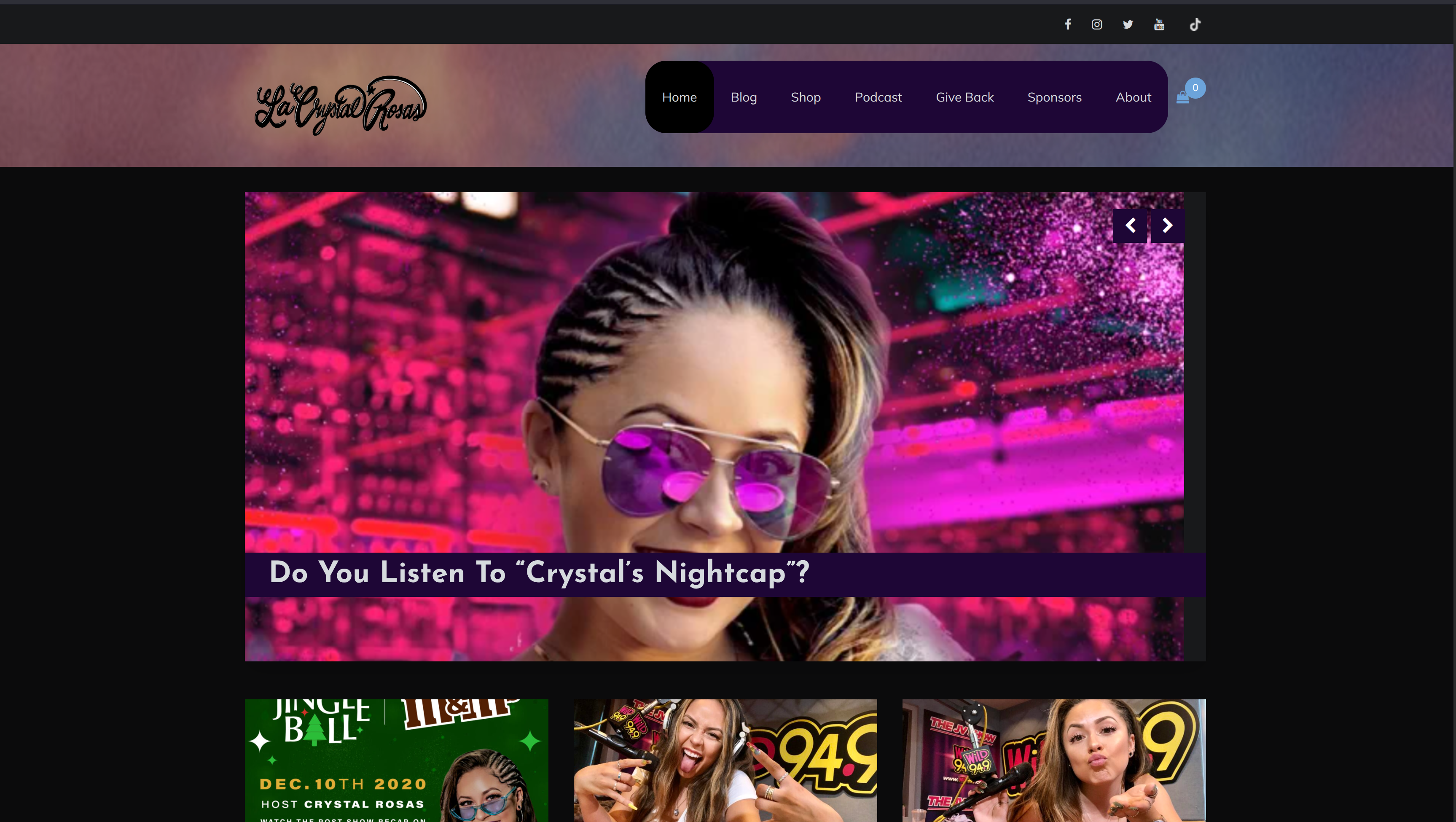 Online Blog Platform for Radio Personality